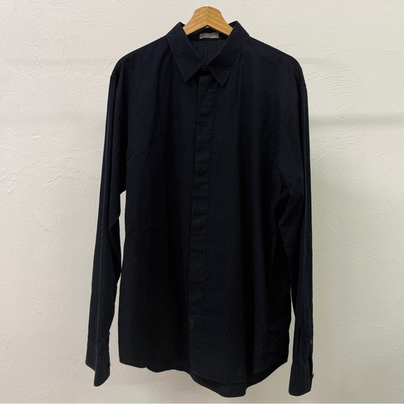 Dior Navy Oblique Jacquard Shirt - Picture 1 of 7